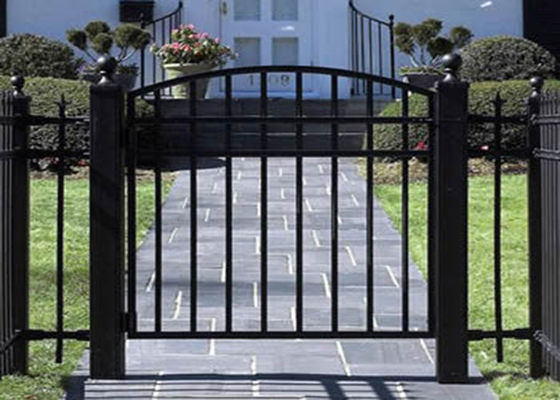 Stainless Steel Wrought Iron Metal Fence Gate For House