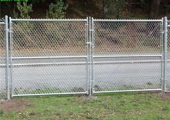 anti corrosion Powder Coated 8 Ft Chain Link Fence Gate