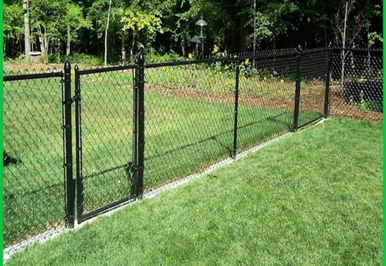 anti corrosion Powder Coated 8 Ft Chain Link Fence Gate
