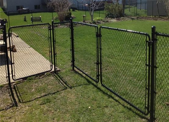 1.5x1m Metal Garden Fence Gate Hot Dip Galvanized Pvc Coated Welded