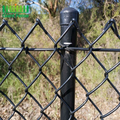 Q195 Pvc Coated 50*50mm Plastic Chain Link Fence For Sports Ground