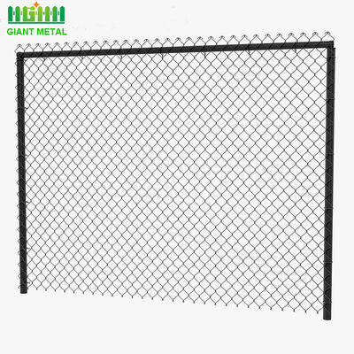 Q195 Pvc Coated 50*50mm Plastic Chain Link Fence For Sports Ground