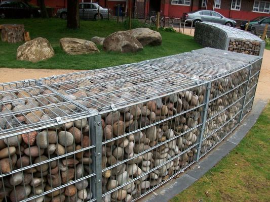 Custom Decoration Galvanized Gabion Box Retaining Wall