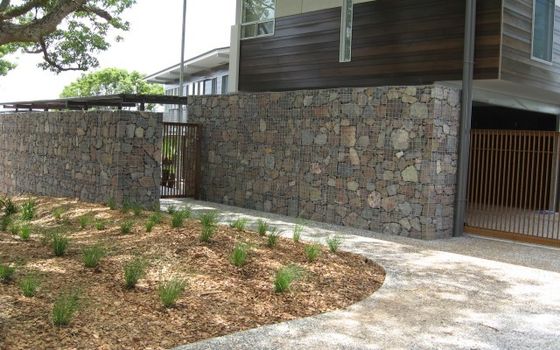 Custom Decoration Galvanized Gabion Box Retaining Wall