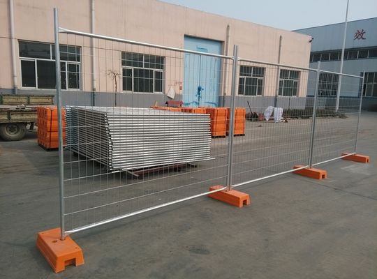 OEM Heat Treated 2.4m Width Temp Construction Fence