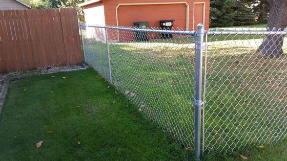 ISO Diamond Gardens Chain Link Fence 8 Ft Tall