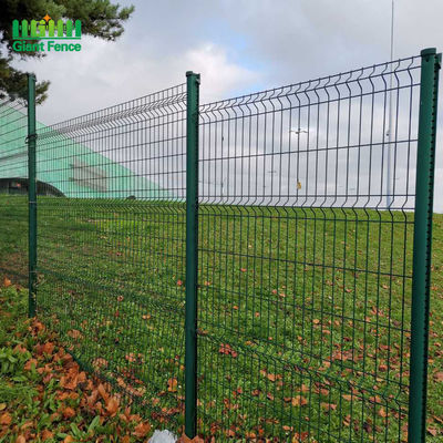 3d Curvy Pvc Coated Airport Welded Wire Mesh Fencing