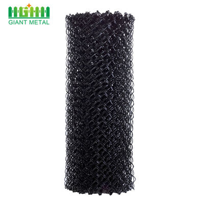 Woven Black 50*50mm Diamond Chain Link Fence