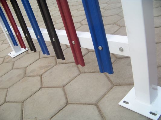 Powder Coated Q235 2750mm Width Steel Palisade Fencing