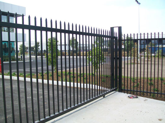 Corten Steel Square Tube Metal Tubular Wrought Iron Fencing Black Powder Coated