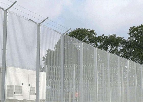 Anti-Theft 358 Security Fence Hot Dip Galvanized Anti-Climb Welded Wire Mesh Fence for School Yard Garden