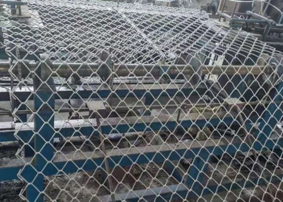 HDG 50x50mm 3.0mm Diamond Chain Link Fence 1.5m Height