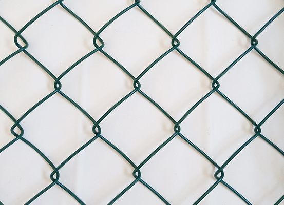 Woven Blue Color 60x60mm Pvc Diamond Mesh Fencing