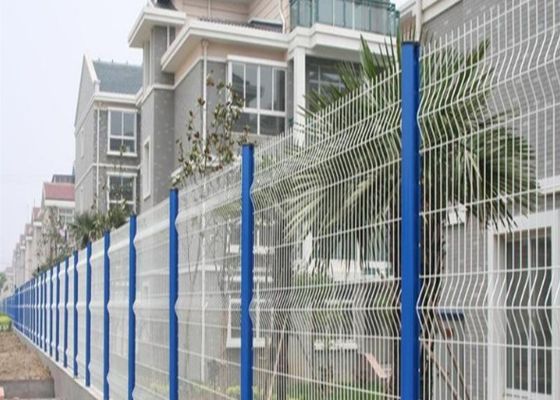 Pvc Coated 3 Or 4 Curved Welded Wire Mesh Panels 1030mm Height