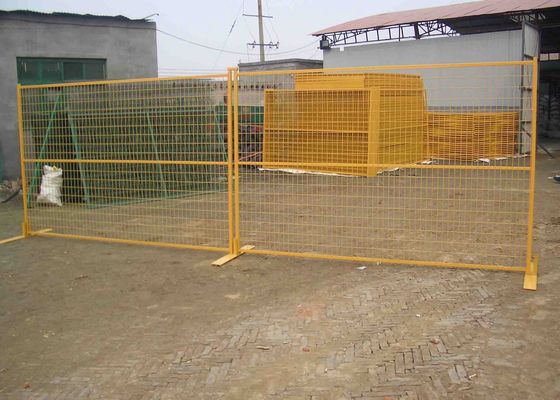 Canada 6ft Height Temp Construction Fence Hot Dip Galvanized Then Powder Coated