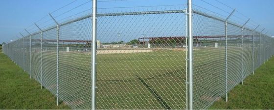 100x100mm 8 Ft X 50 Ft Diamond Chain Link Fence