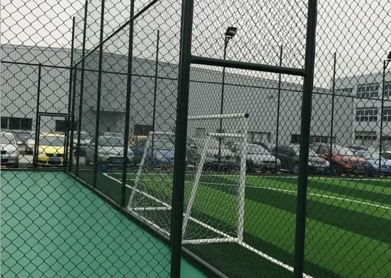 8 Ft High X 25 Ft Rolls Pvc Coated Diamond Shape Wire Mesh Steel Galvanize Chain Link Fence