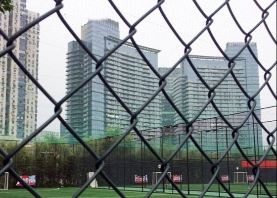 8 Ft High X 25 Ft Rolls Pvc Coated Diamond Shape Wire Mesh Steel Galvanize Chain Link Fence