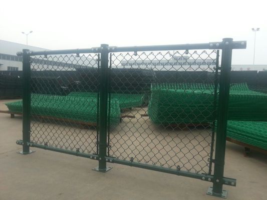 Q195 Sportsfield 50*50mm Plastic Coated Diamond Mesh Fencing