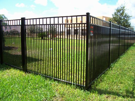 Corten Steel Square Tube Metal Tubular Wrought Iron Fencing Black Powder Coated