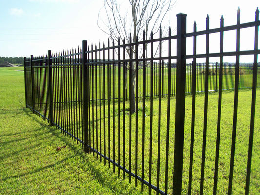 Residential Garden Ornamental 1.23m Wrought Iron Steel Fence