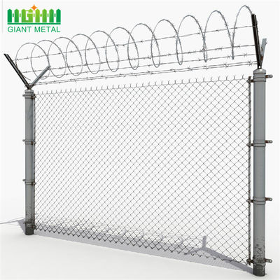 Durable 9 Gauge 3mm Diamond Chain Link Fence Pvc Coated