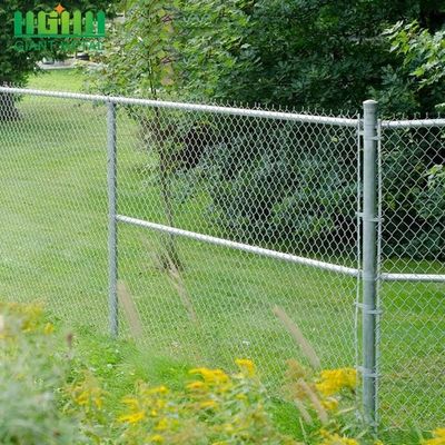 Durable 9 Gauge 3mm Diamond Chain Link Fence Pvc Coated