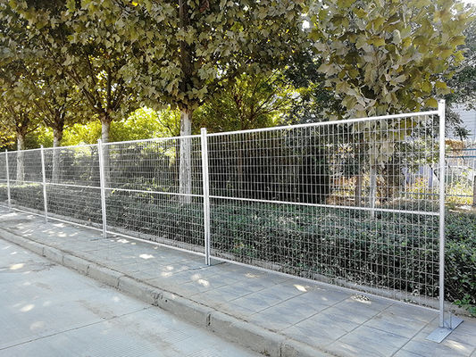 4mm Hot Dipped Galvanized Wire Australia Temporary Fence 2.1m Height Easy To Move