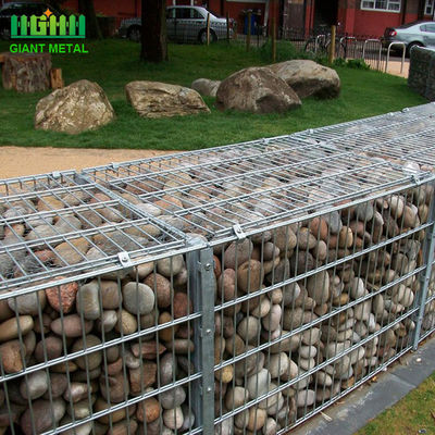 1mx1mx0.3m Galvanized Steel Wire Welded Gabion Box