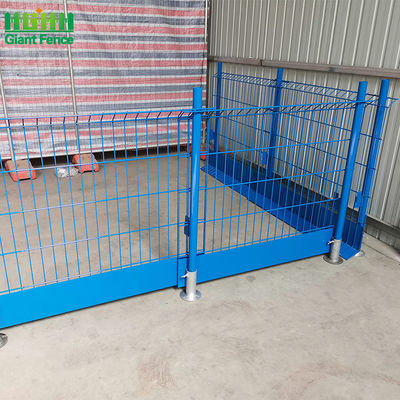 Temporary Fall Prevention Reinforced 1.15x2.6m Edge Protection Fence Powder Coated