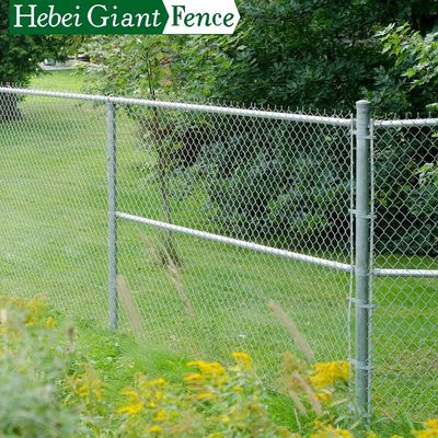 50*50mm Galvanized Chain Wire Mesh Fence For Construction
