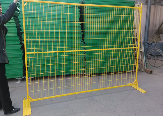Construction Site 6ft Height Powder Coated Temporary Fence 9.5ft Width