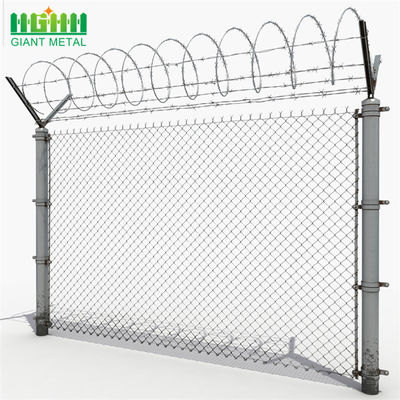 50*50mm Galvanized Chain Wire Mesh Fence For Construction