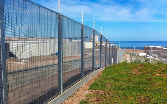 358 Square Post Anti Climb Security Fencing For Baku European Sports Games Project