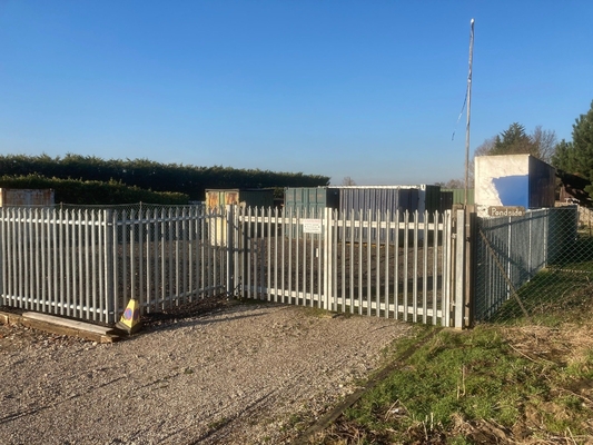 Security D Pale Powder Coated Palisade Fencing 2750mm Width