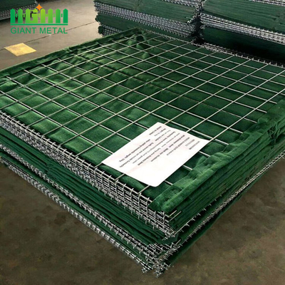 4mm Galvanized Welded Mesh Gabions Defensive Barrier