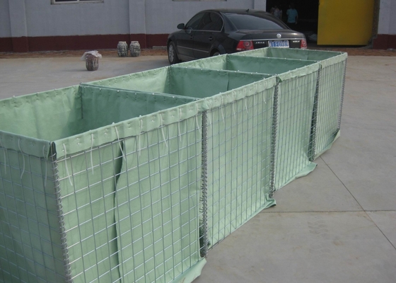 Welded 5.0mm Hesco Barrier Blast Wall For Military