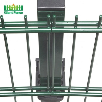 Easily Assembled 6ft Height Double Wire Fencing Pvc Coated Security