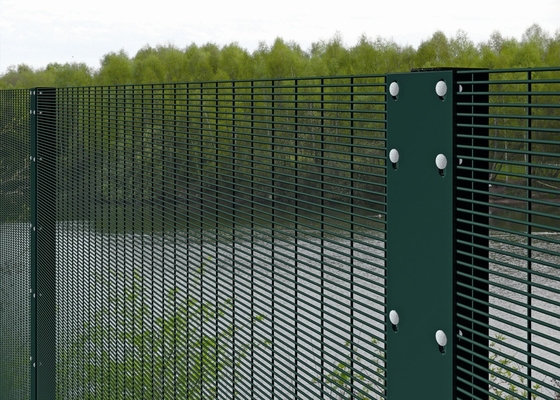 Anti Theft Galvanized Clearvu 358 Mesh Fencing Plastic Metal