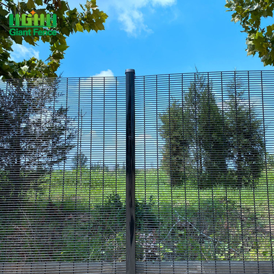 Anti Theft Galvanized Clearvu 358 Mesh Fencing Plastic Metal