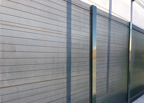 2.0m High Airport Anti Climb Security Fencing Square Post