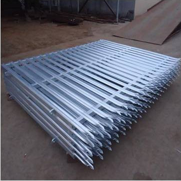 High Standard 2750mm Width Steel Palisade Fencing Galvanized And Powder Coated