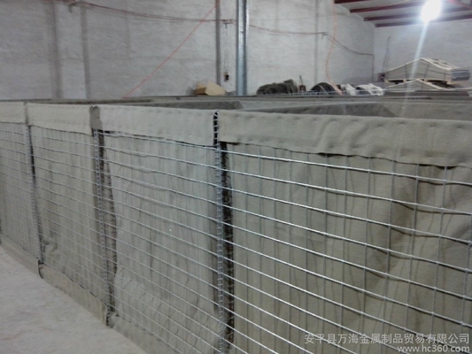 Galvanized Weld Gabion Hesco Barrier Blast Wall 1030mm Height