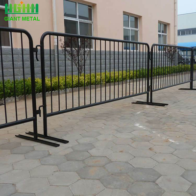 BridgeFoot Black 0.9m Height Crowd Barrier Fencing