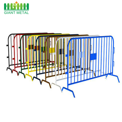 Traffic Road Safety Interlocking Portable Steel Barricade