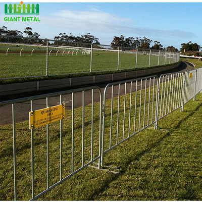 Heavy Duty Concert Event Galvanized Steel Barricade Removablve Feet