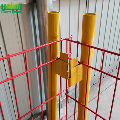 Construction Site 50X200mm Temporary Edge Protection Barriers Steel Structure