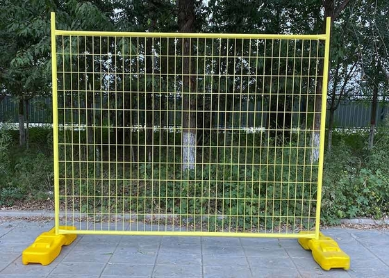 6ft Height Temporary Barrier Fence Public Safety Mild Steel Wire Tube Welded