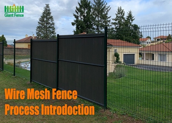 6" X 8" Size Steel Wire Garden Fence For House Estate Or Yard Edge