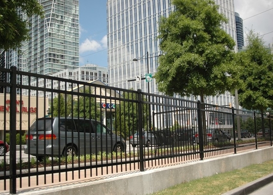 Commercial Residential D Pale Welded Wire Garden Fence Flat Top Steel